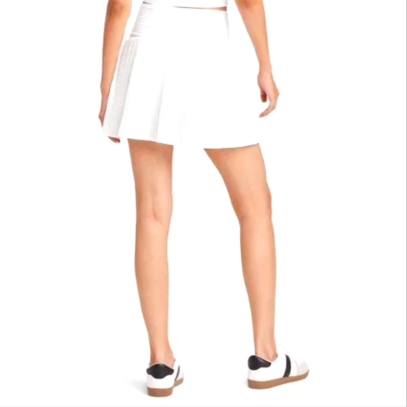 💰⏳️Joy Lab NWT Pleated White Skort With Pockets Size Large - Picture 9 of 10